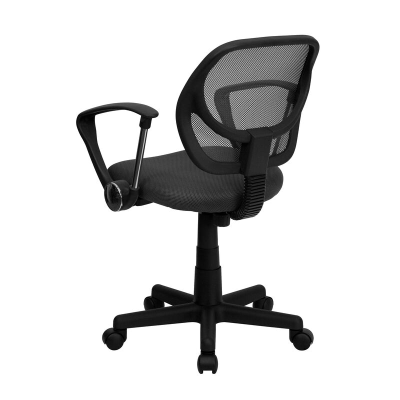 Neri Low Back   Mesh Swivel Task Office Chair with Arms image number 4
