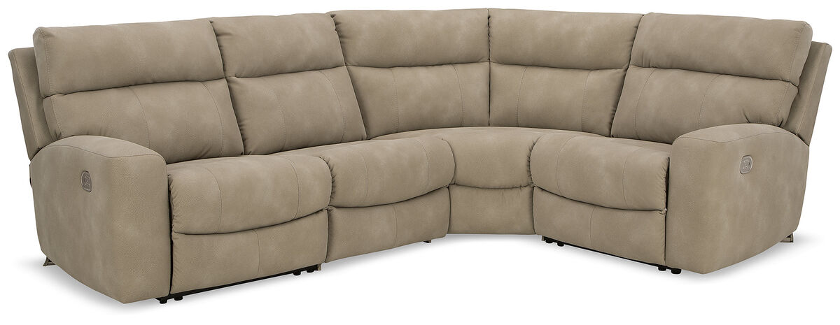Next-Gen DuraPella 4PC Power Reclining Sectional