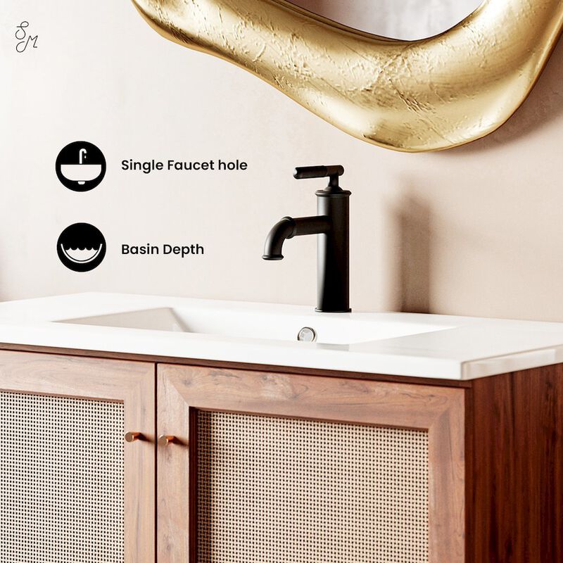 36 Ceramic Vanity Sink Top image number 6