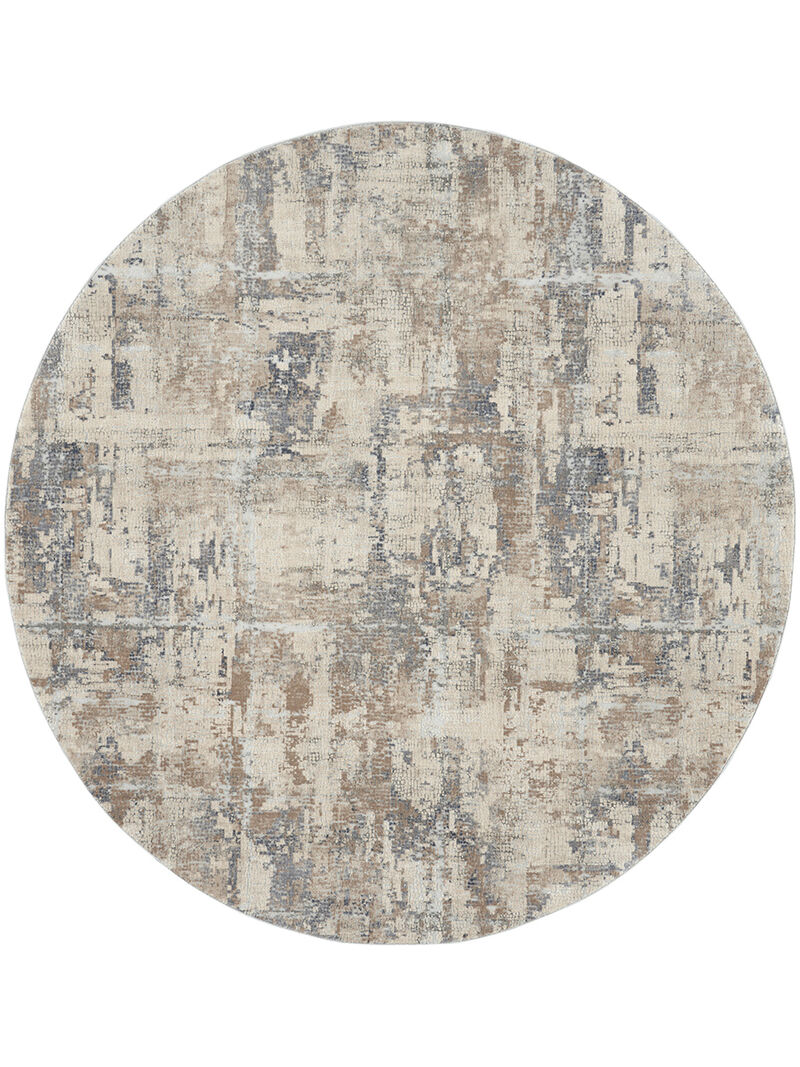 Rustic Textures RUS06 Beige/Gray 7'10" x 10'6" Rug