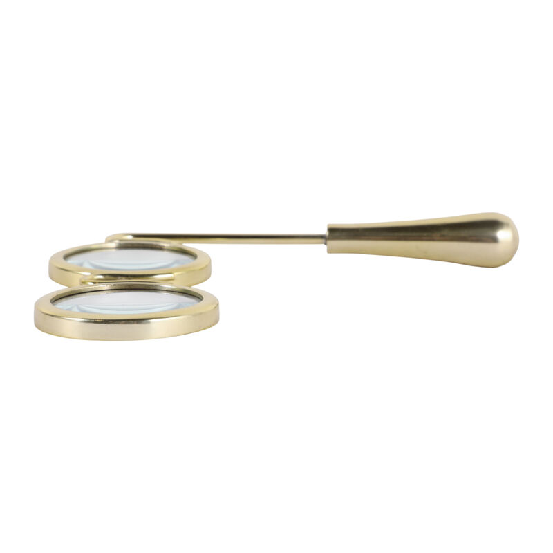 Glasses Magnifying Glass, Gold image number 2