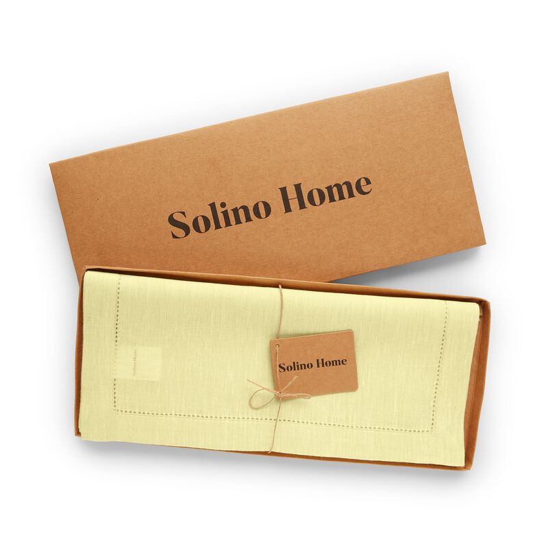 Christmas Linen Table Runner - Milan, Solino Home