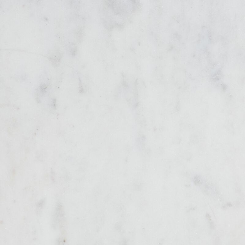 Baxton Studio Caledon Marble Side Table - Modern Rustic Accent Table with Hand-Forged Metal Frame for Living Room or Seating Areas, Round image number 4