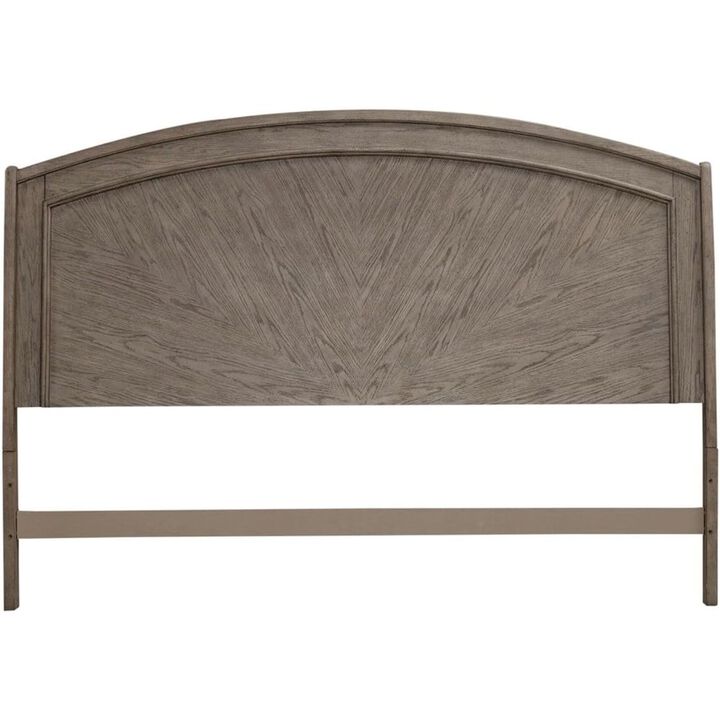 Liberty Furniture Avalon Queen Panel Headboard with Oak Wood Frame  - Burnished Beige