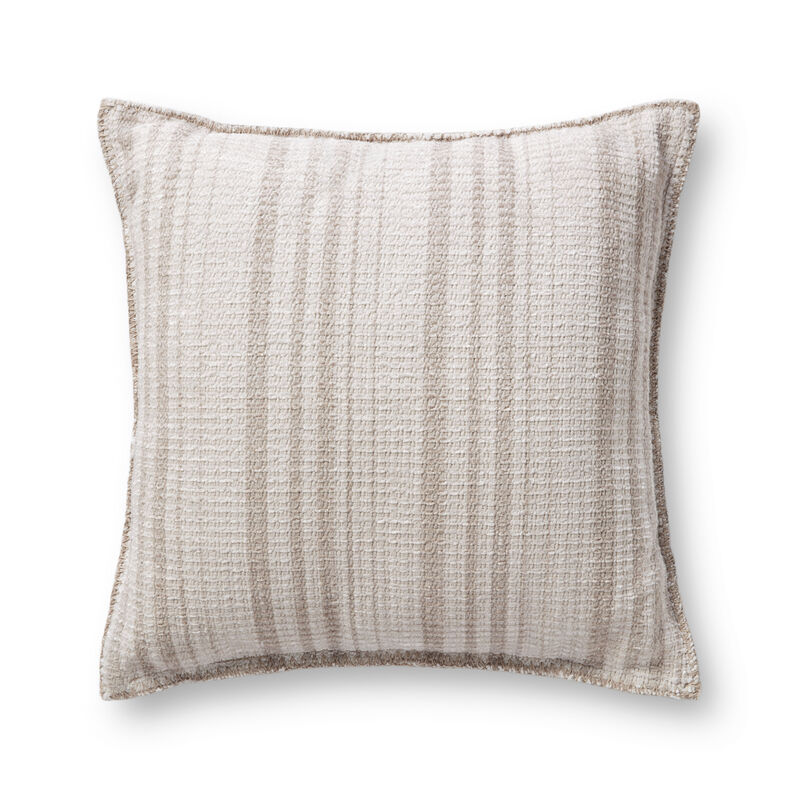 Sam PCJ0004 Ivory/Beige 22" x 22" Pillow