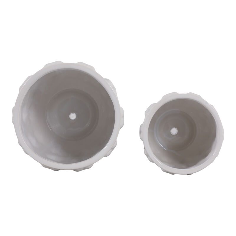 S/2 6/8" Hearts Planters image number 5