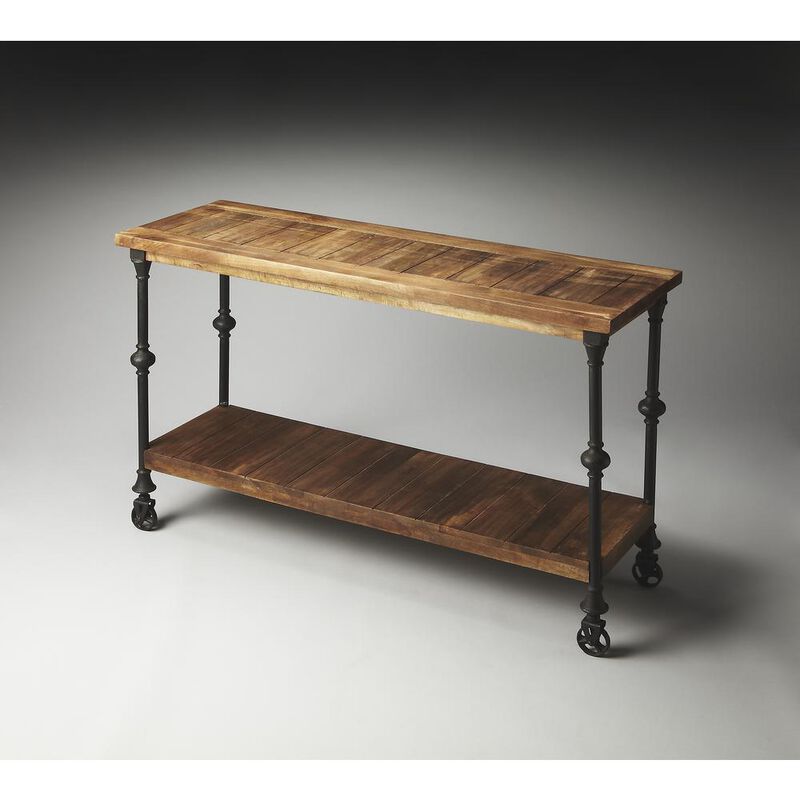 Butler Specialty Fontainebleau Industrial Chic Console Table, Multi-Color