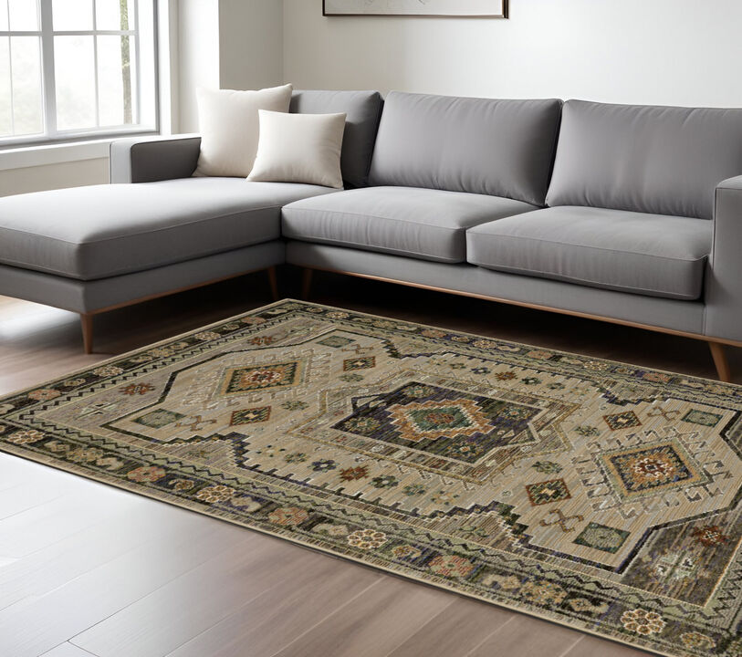 HomeRoots Tribal Area Rug