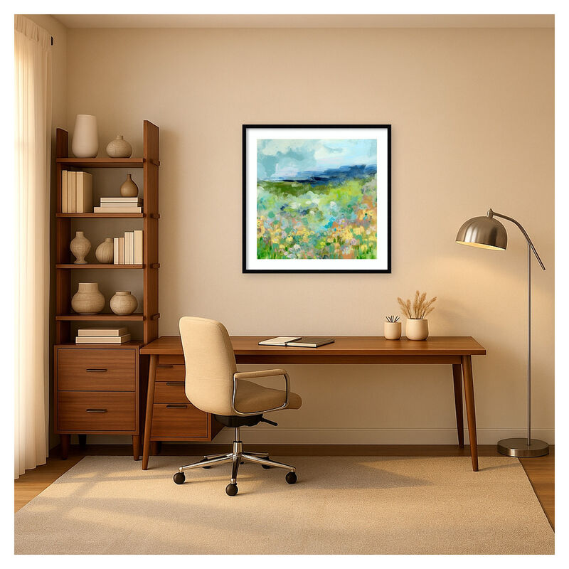 Charmed Meadow II by June Erica Vess Wood Framed Wall Art Print image number 3