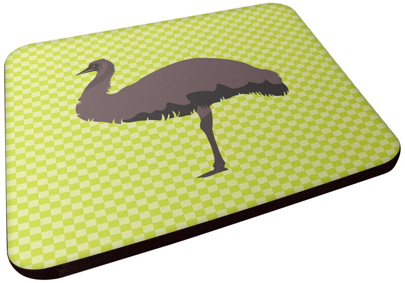 Caroline's Treasures Emu Green Decorative coasters, 3.5, Multicolor