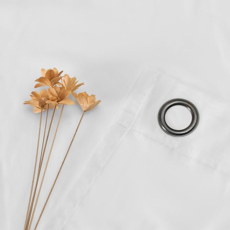 Ellis Curtain Serenity Grommet Top Grommet Top Pairs - 80x84, White