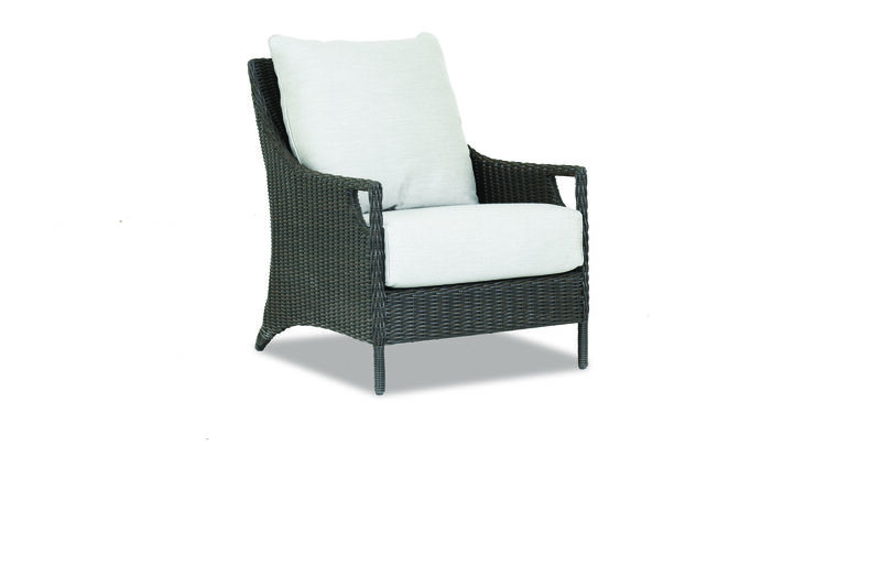 Lagos Club Chair in Cast Silver, No Welt