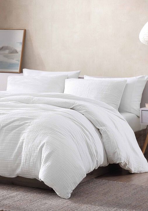 Cotton Gauze 4 pc Queen Comforter Set