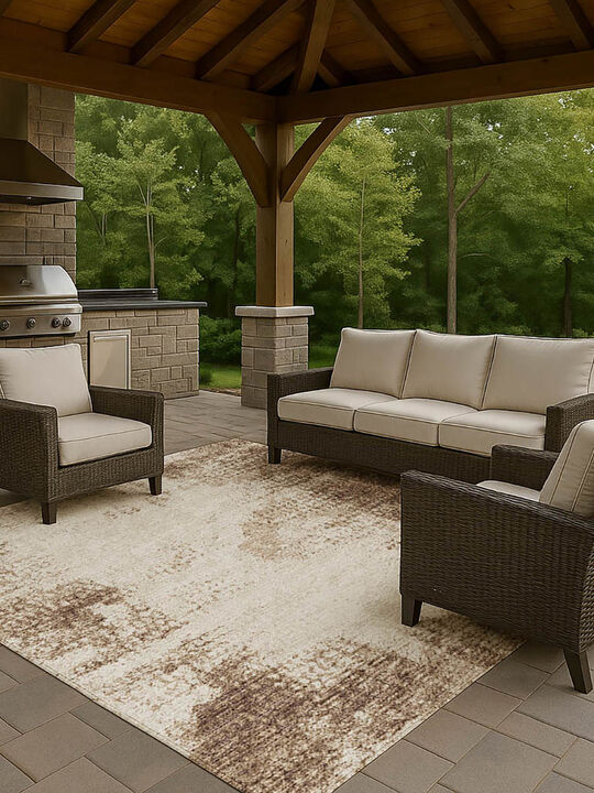 Winslow WL1 Chocolate 10' x 14' Rug