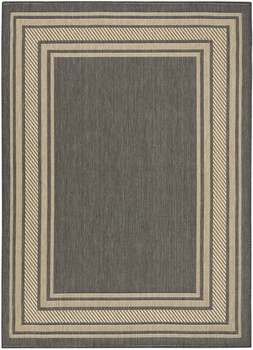 HomeRoots Geometric Indoor Outdoor Area Rug