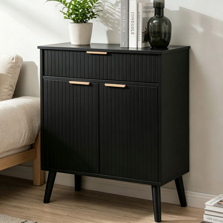 Lewurn Adjustable Shelves Storage Cabinet