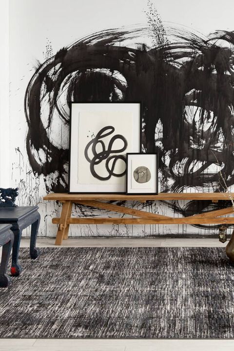 Graphite Carbon Tap Shoe 8' x 10' Rug