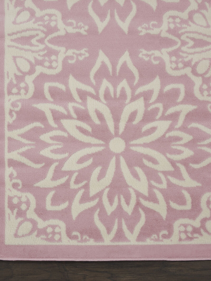 Jubilant JUB06 Ivory/Pink 7'10" x 9'10" Rug