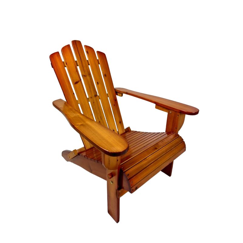 Hivvago Wood Adirondack Folding Chair image number 2