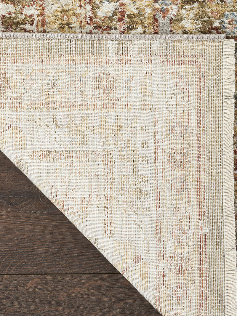 Sahar SHR01 Green 2'3" x 10'2" Rug image number 1