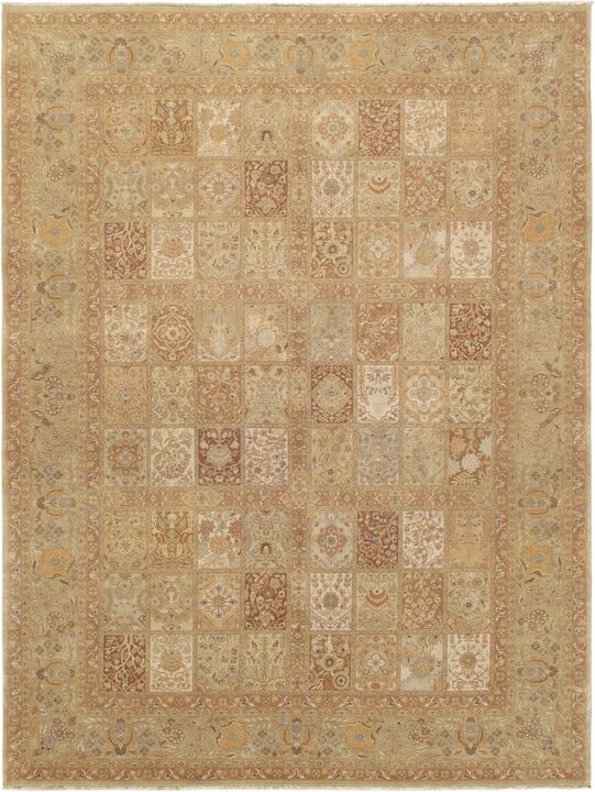 Pasargad Home Baku Hand-Knotted Lamb's Wool Area Rug- 9' 2" X 12' 1"
