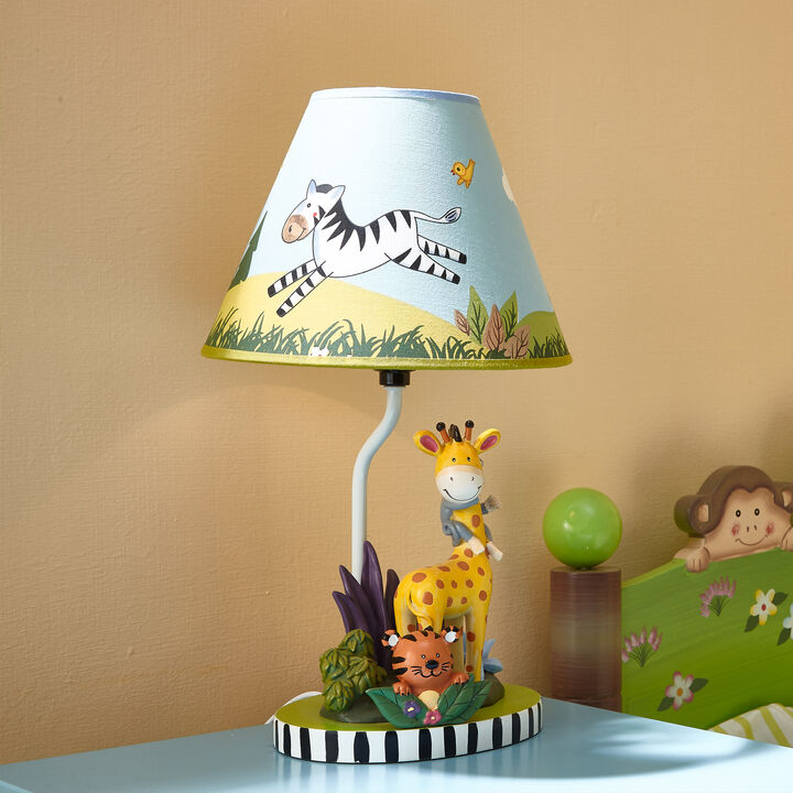 Kids Sunny Safari Table Lamp, Multi