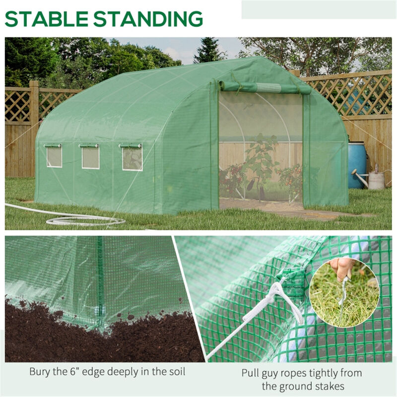 Mini Walk-In Greenhouse for Seed Starting & Plant Protection