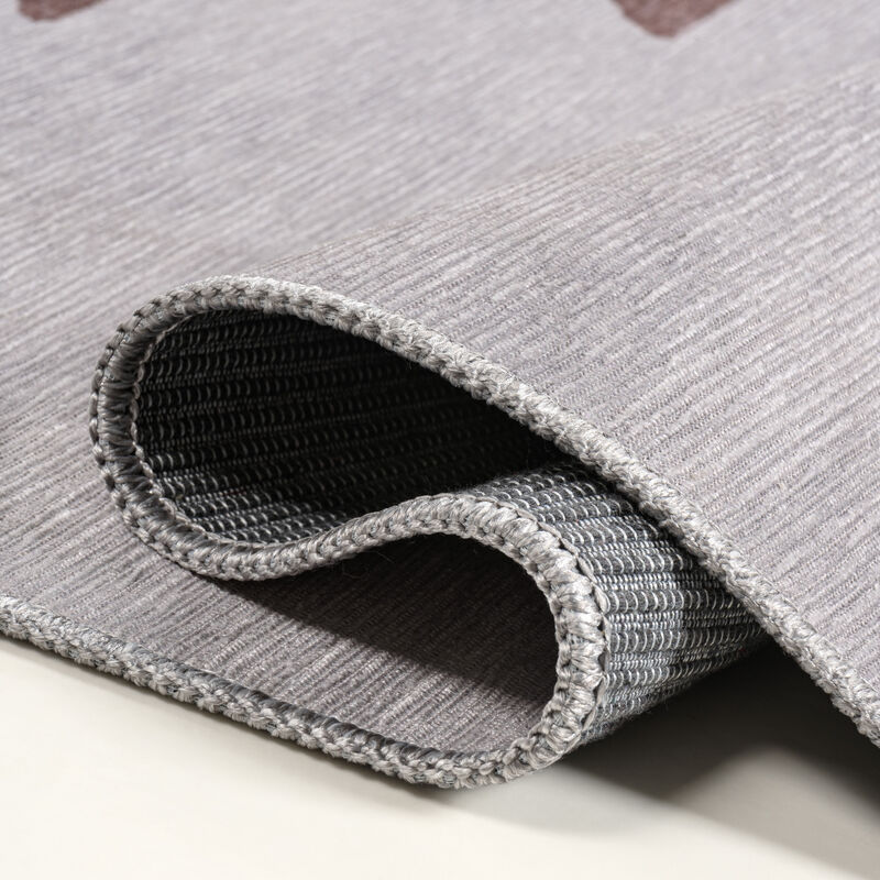 Chayton Minimalist Geometric Machine-Washable Area Rug