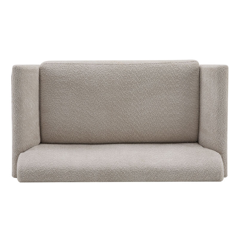 Christopher Knight Home Shiloh Modern 57.5" Elm Wood Frame Uphostered Loveseat