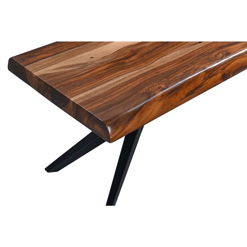 World Interiors Rosewood 68 Bench in Natural Sheesham