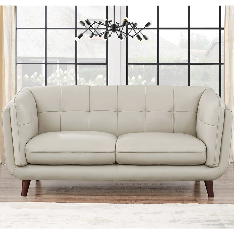 Solana Top Grain Leather Loveseat