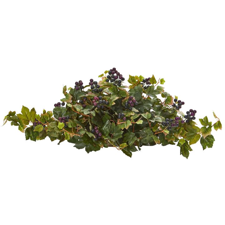 Nearly Natural 33-in Grape Leaf Artificial Ledge Plant