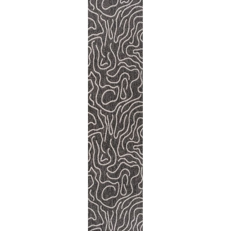 Nolan Modern Coastal Organic Shapes Indoor/Outdoor Area Rug