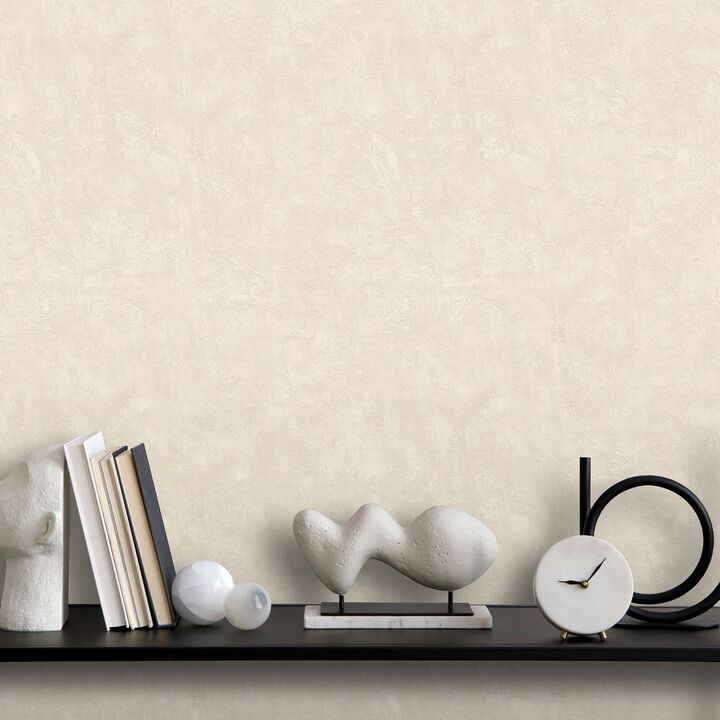 Faux Waxed Texture Wallpaper
