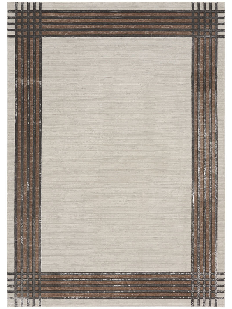 Desire DSR01 Ivory/Silver 9' x 12' Rug