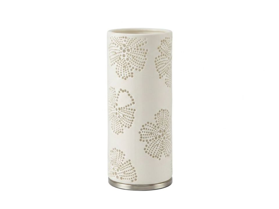 Modern Flower Table Lamp For Living Room Bedroom Nightstand 5 X 4 Inch White