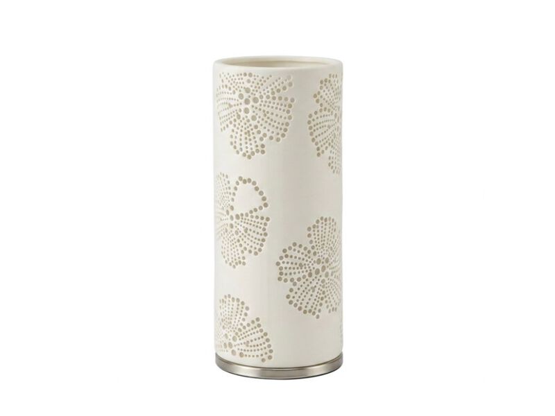 Modern Flower Table Lamp For Living Room Bedroom Nightstand 5 X 4 Inch White image number 0