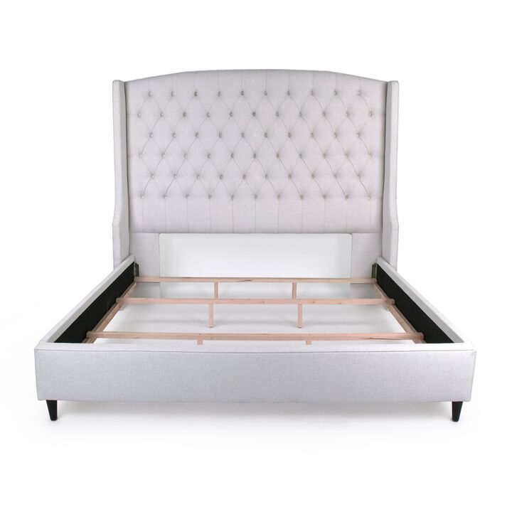 Wingback Tufted Bed
