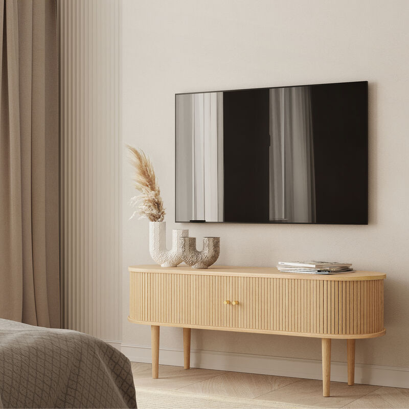 SLIDDO 55 TV Stand with storage.