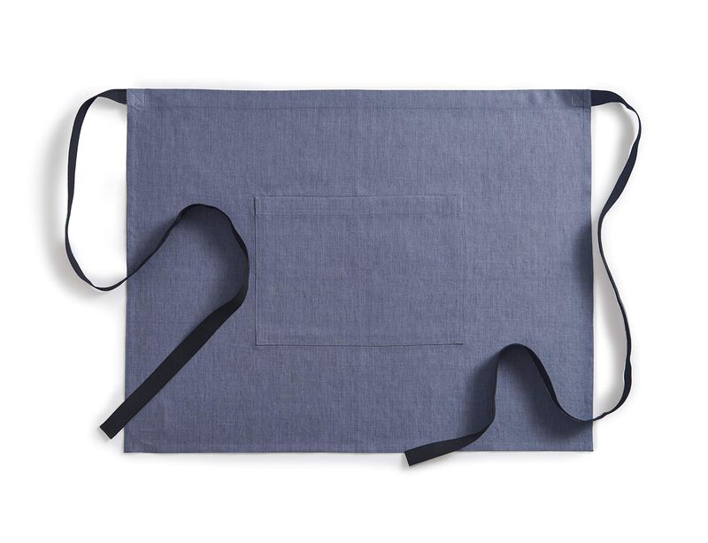 Solino Home 100% Pure Linen Bistro Apron - Kitchen Linen image number 0