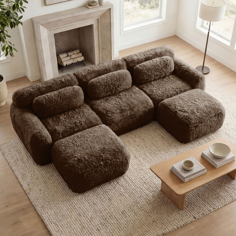 Ciltur U-shaped Boneless Sectional Sofa image number 3