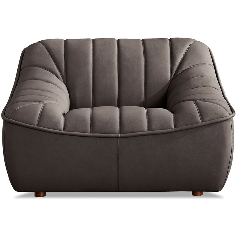 Snug Top Grain Leather Chair