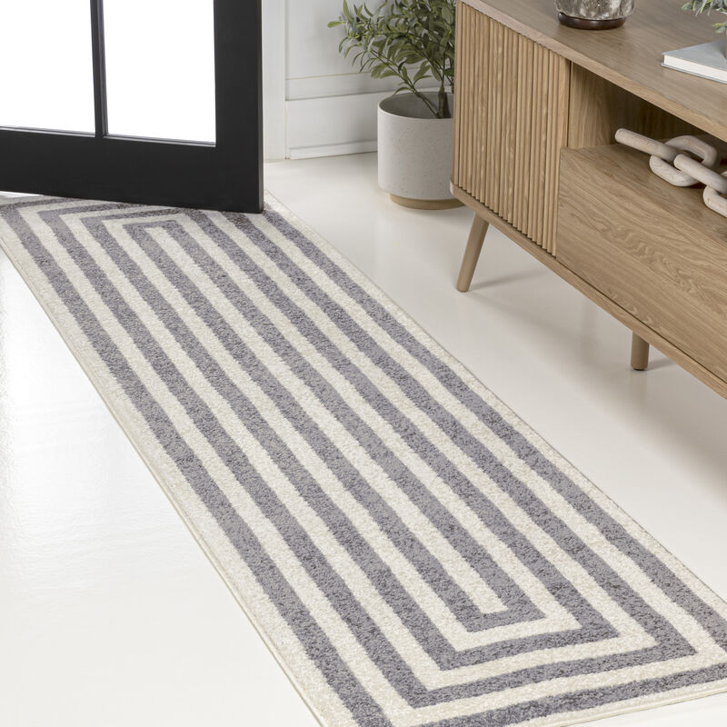 Bandol Modern Classic Mitre Stripe Area Rug