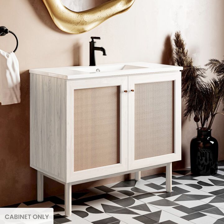 Classe 36" Bathroom Vanity in Black Cabinet Only