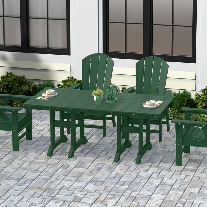 WestinTrends 71" Outdoor Patio Dining Table