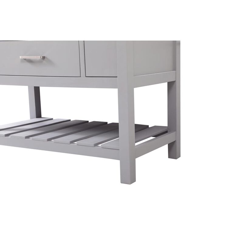 Elegant Kitchen and Bath 42 inch Single bathroom vanity in grey