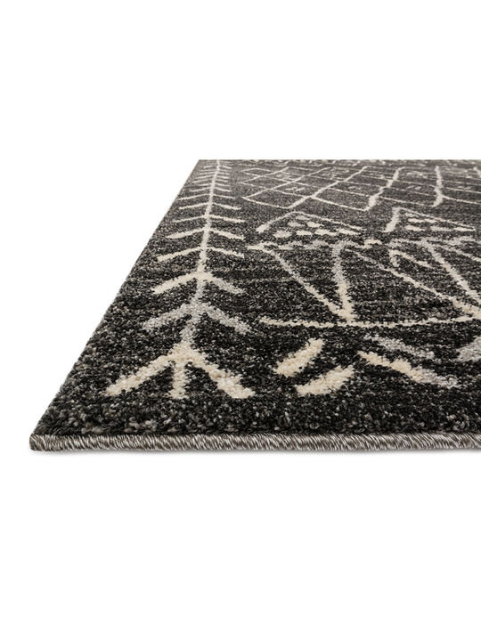 Emory EB09 Heather Gray/Black 5'3" x 7'7" Rug
