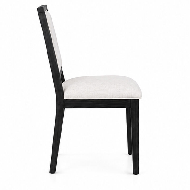 Kizie 9pc Dining Table Set, 94-118 Inch Extendable, Black Wood Chairs image number 7