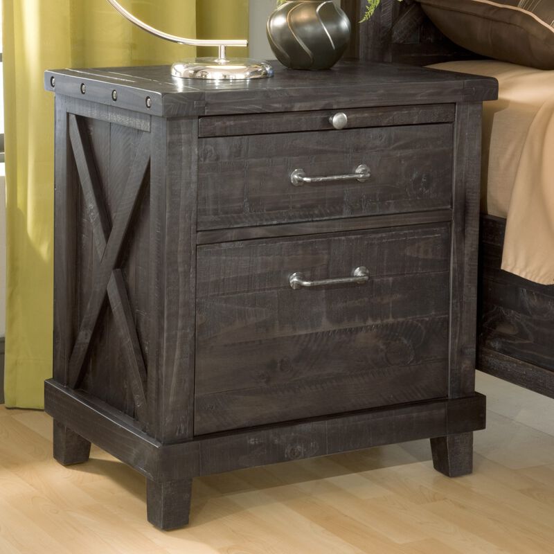 Yosemite Solid Wood Nightstand in Cafe image number 1