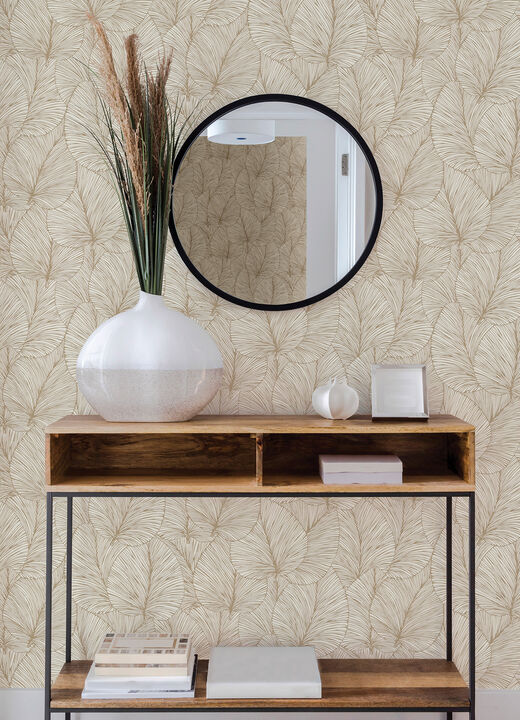Eilian Gold Palm Wallpaper